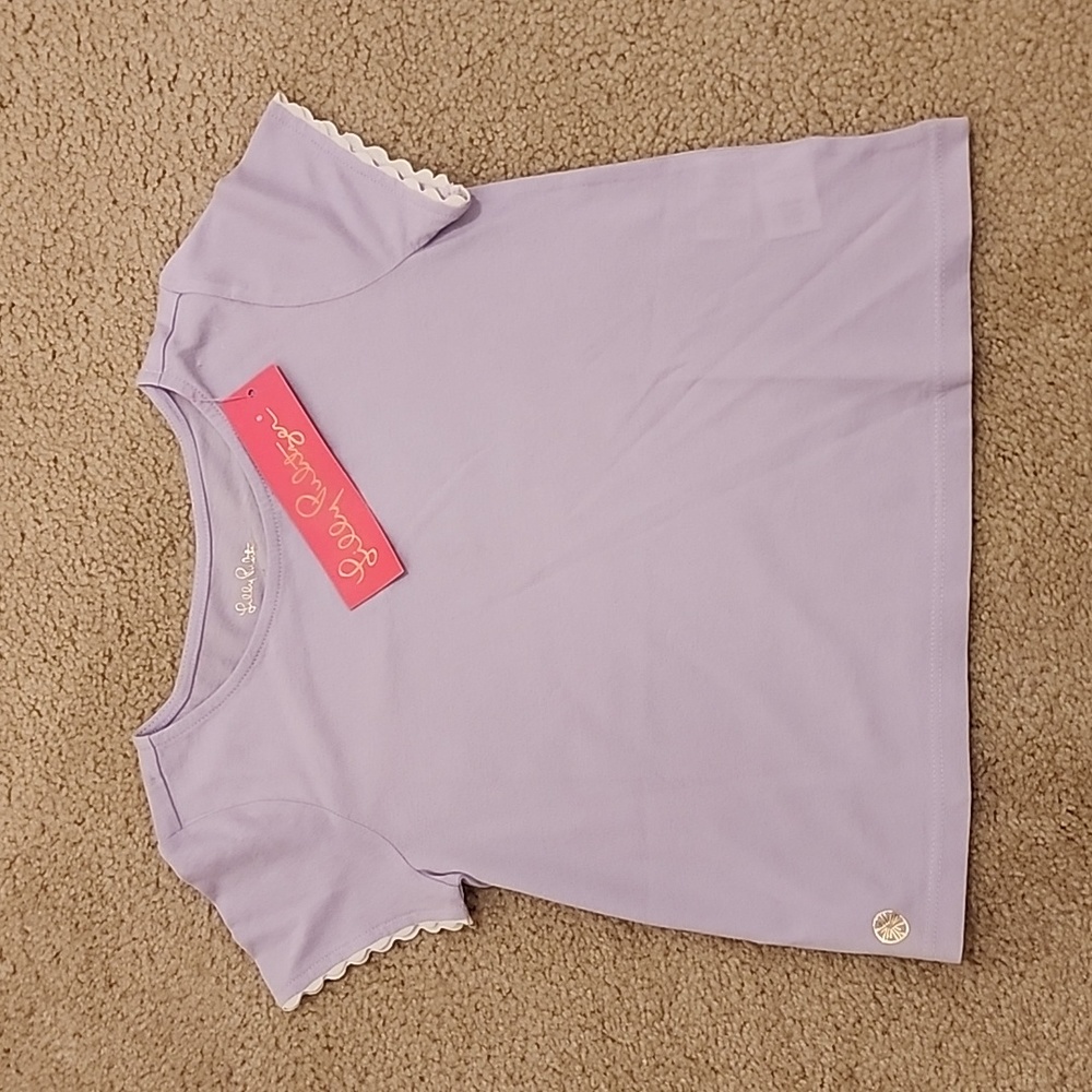 NWT Lilly Pulitzer Jessica Top Light Lilac size M
